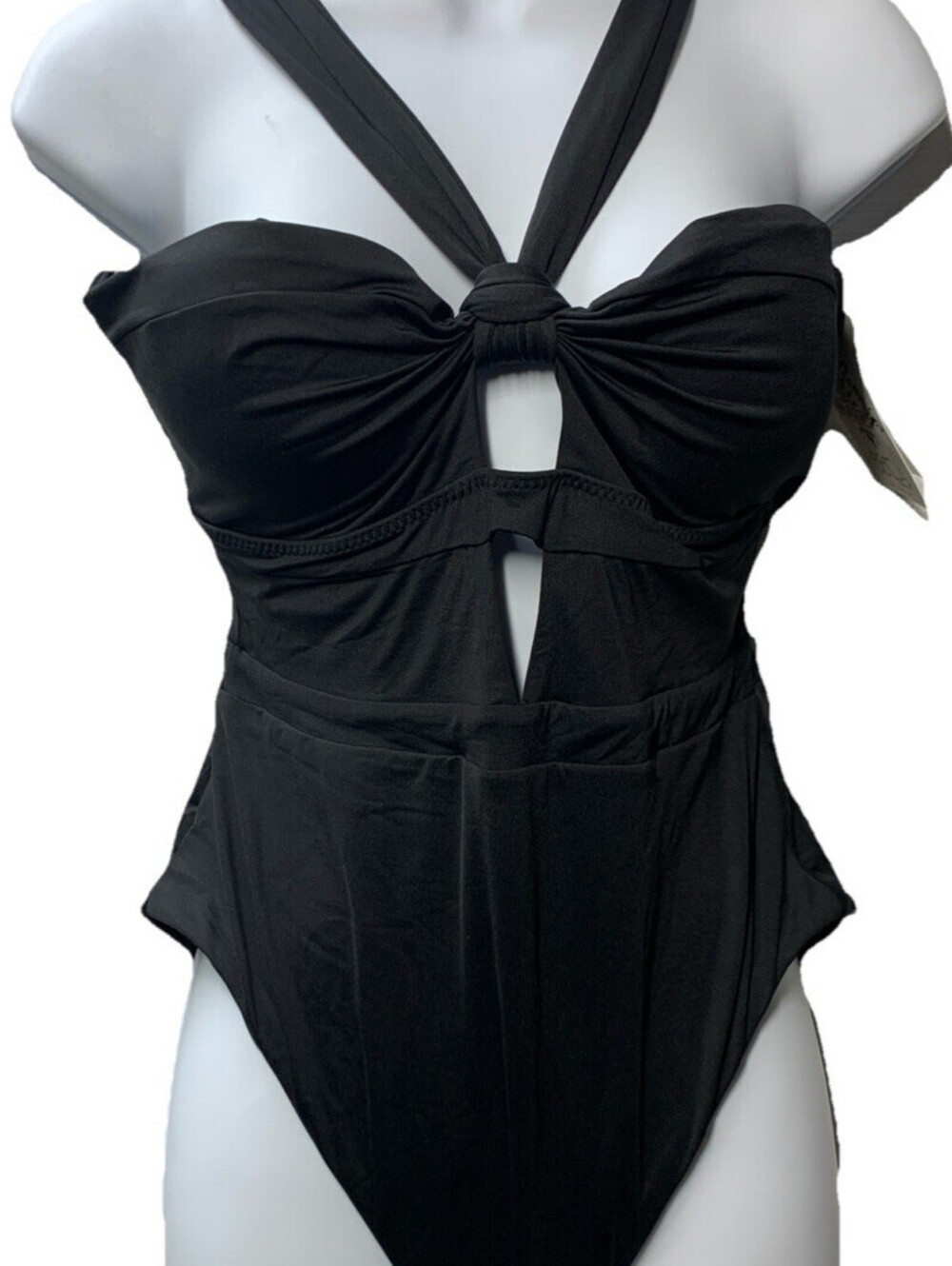 Becca Virtue Color Code Rylie Convertible Bandeau One Piece Swimsuit Size Large